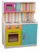 Деревянная игровая кухня для девочек «Делюкс Мини» (Bright Toddler Kitchen)